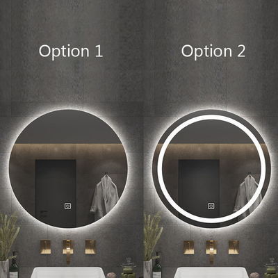 Buen precio Espejo táctil sin sensor de cobre 5mm LED retroiluminado Espejo de baño personalizado en línea