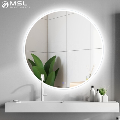 Buen precio Moderno sensor táctil espejo de luz IP44 retroiluminado LED espejo de baño 6000k en línea