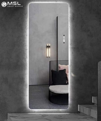 Good price Aluminum LED Full Body Mirror 5mm LED Floor Mirror 3000K - 6000K online