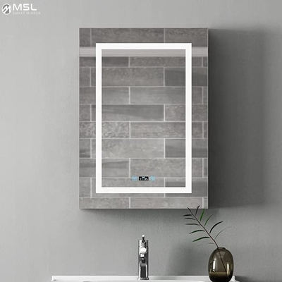 Giá tốt. Quảng trường đèn LED gương tủ tủ thuốc tùy chỉnh với ánh sáng trực tuyến