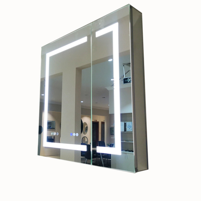 Buen precio Cabinet de espejos de plata de aluminio 3000K - 6000K Cabinet de espejos de medicina de baño en línea