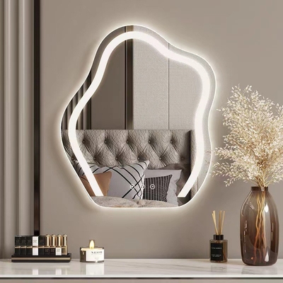 Good price Smart Touch Screen Makeup Mirror 4mm Cloud Shaped Mirror 3000K - 6000K online