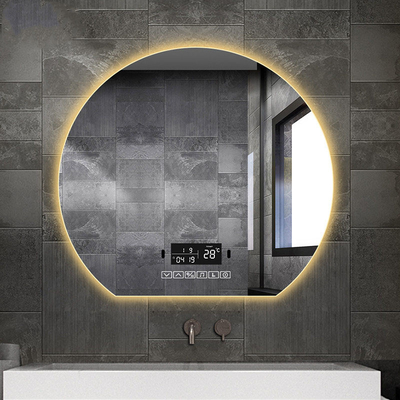Buen precio Espejo de baño con arco LED personalizado Smart Touch Screen Espejo de vanidad Anti niebla en línea