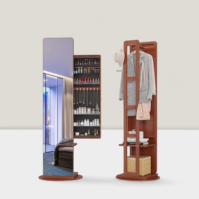 Good price Modern Full Length Mirror Jewelry Cabinet with Lockable Storage online