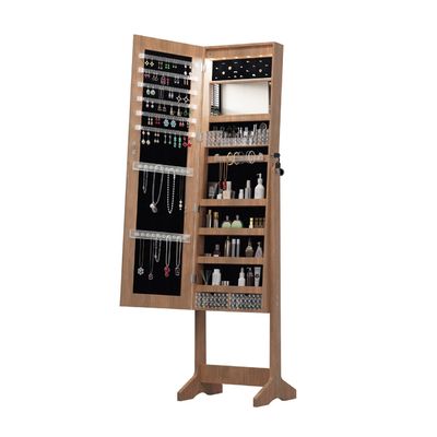 Good price Lockable Jewelry Mirror Cabinet with Anti-Fog and Anti-Glare Full Length Mirror and Motion-Sensor LED Lighting online